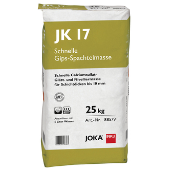 INKU JK 17 Schnelle Spachtelmasse Gips 