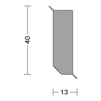 HSL Q12-40G  40/13 glatte Oberfläche 10640  2,50 mtr.               Bolta