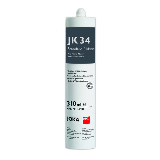 INKU JK34 NO-MEKO-OXIM Standard Silikon 310 ml Kartuschen, dauerelastisch