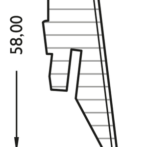 INKU Sesselleiste foliert(FO) 